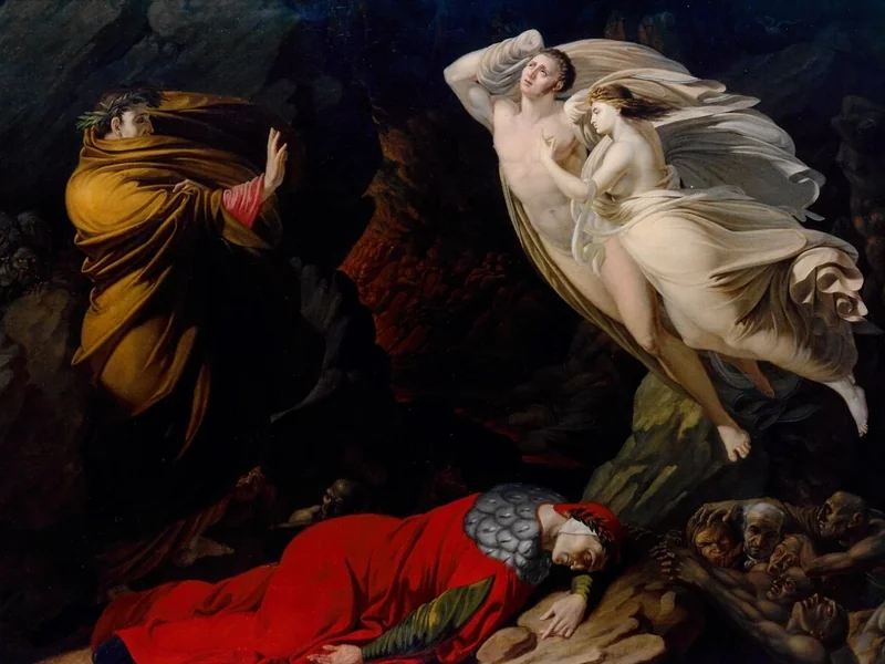 1780-Niccola Monti - Francesca da Rimini nell'Inferno dantesco